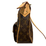 ルイ・ヴィトン LOUIS VUITTON ハドソンGM M40045 ブラウン モノグラム レディース ショルダーバッグ