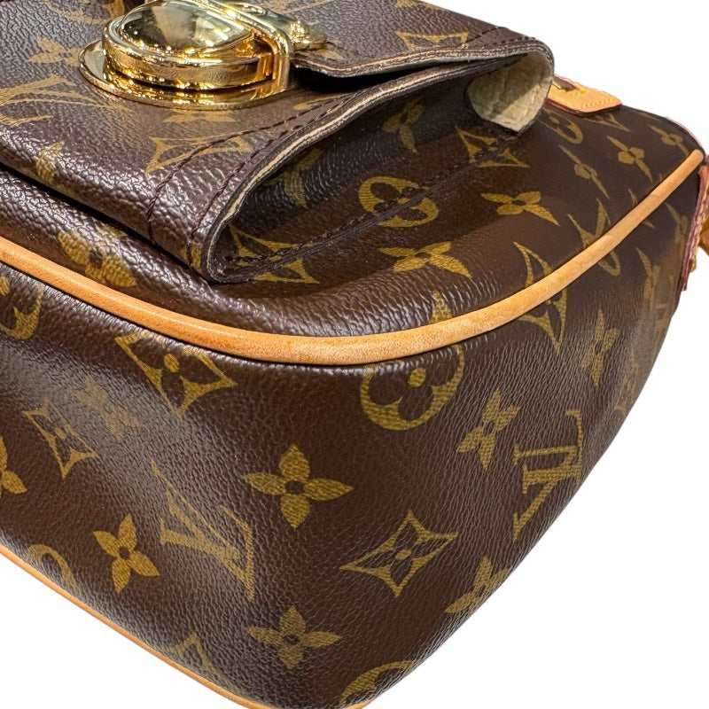 ルイ・ヴィトン LOUIS VUITTON ハドソンGM M40045 ブラウン モノグラム