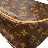 ルイ・ヴィトン LOUIS VUITTON ハドソンGM M40045 ブラウン モノグラム レディース ショルダーバッグ