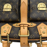ルイ・ヴィトン LOUIS VUITTON マンハッタンGM M40025 ブラウン モノグラム レディース ハンドバッグ