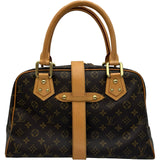 ルイ・ヴィトン LOUIS VUITTON マンハッタンGM M40025 ブラウン モノグラム レディース ハンドバッグ