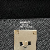 エルメス HERMES ケリー28 外縫い B刻 ブラック シルバー金具 エプソン レディース ハンドバッグ ショルダーバッグ