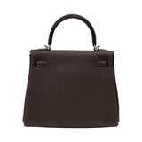 エルメス HERMES ケリー25 内縫い W刻 ショコラ シルバー金具 トゴ レディース ハンドバッグ ショルダーバッグ