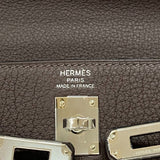 エルメス HERMES ケリー25 内縫い W刻 ショコラ シルバー金具 トゴ レディース ハンドバッグ ショルダーバッグ
