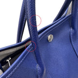 エルメス HERMES ガーデンパーティTPM A刻 ブルーサフィール エプソン レディース ハンドバッグ トートバッグ