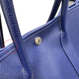 エルメス HERMES ガーデンパーティTPM A刻 ブルーサフィール エプソン レディース ハンドバッグ トートバッグ