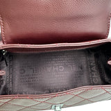 シャネル CHANEL 2.55 ハンドバッグ A29904 10番台 ボルドー シルバー金具 キャビアスキン レディース ハンドバッグ