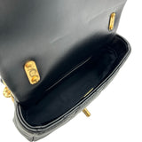 シャネル CHANEL マトラッセ スモールフラップバッグ AS3213 ブラック ゴールド金具 ラムスキン レディース ショルダーバッグ