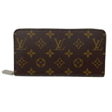 ルイ・ヴィトン LOUIS VUITTON ジッピー・ウォレット M27029 ブラウン/シルバー/シルバー金具 モノグラム メンズ 長財布