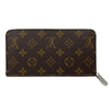 ルイ・ヴィトン LOUIS VUITTON ジッピー・ウォレット M27029 ブラウン/シルバー/シルバー金具 モノグラム メンズ 長財布