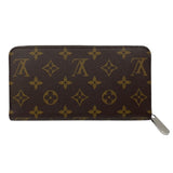 ルイ・ヴィトン LOUIS VUITTON ジッピー・ウォレット M27029 ブラウン/シルバー/シルバー金具 モノグラム メンズ 長財布