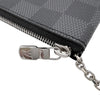 ルイ・ヴィトン LOUIS VUITTON ポシェット・クレ N60155 ブラック/グレー　シルバー金具 ダミエ・グラフィット メンズ キーケース