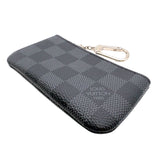 ルイ・ヴィトン LOUIS VUITTON ポシェット・クレ N60155 ブラック/グレー　シルバー金具 ダミエ・グラフィット メンズ キーケース