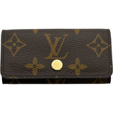ルイ・ヴィトン LOUIS VUITTON ミュルティクレ 4 M69517 ブラウン モノグラム ユニセックス キーケース