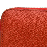 エルメス HERMES アザップロング シルクイン C刻 ルージュトマト エプソン レディース 長財布