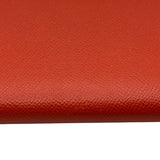エルメス HERMES アザップロング シルクイン C刻 ルージュトマト エプソン レディース 長財布