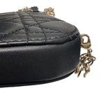 クリスチャン・ディオール Christian Dior コールインディール　フォンホルダー S0872ONMU ブラック カナージュラム レディース その他バッグ