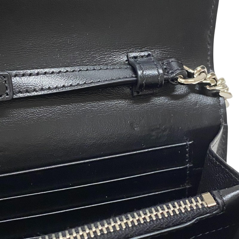サンローラン SAINT LAURENT モノグラムチェーンウォレット 377829