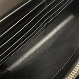 サンローラン SAINT LAURENT モノグラムチェーンウォレット 377829 ブラック シルバー金具 クロコエンボスレザー レディース ショルダーバッグ