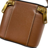 セリーヌ CELINE キュイルトリオンフ ミニバニティケース 10J763 ブラウン スムースカーフ レディース ショルダーバッグ