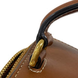 セリーヌ CELINE キュイルトリオンフ ミニバニティケース 10J763 ブラウン スムースカーフ レディース ショルダーバッグ