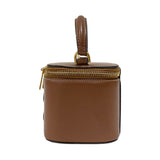 セリーヌ CELINE キュイルトリオンフ ミニバニティケース 10J763 ブラウン スムースカーフ レディース ショルダーバッグ