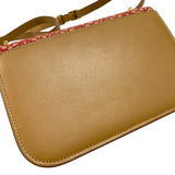 ロエベ LOEWE ゴヤバッグ・スモール レッド×キャメル ゴールド金具 ジャガード カーフ レディース ショルダーバッグ