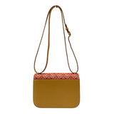 ロエベ LOEWE ゴヤバッグ・スモール レッド×キャメル ゴールド金具 ジャガード カーフ レディース ショルダーバッグ