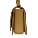 ロエベ LOEWE ゴヤバッグ・スモール レッド×キャメル ゴールド金具 ジャガード カーフ レディース ショルダーバッグ