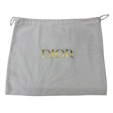 クリスチャン・ディオール Christian Dior サドルバッグ Ｍ0446 グレー ゴールド金具 ムートンレザー レディース ショルダーバッグ