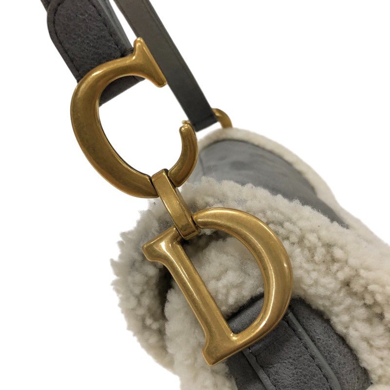 クリスチャン・ディオール Christian Dior サドルバッグ M0446 グレー