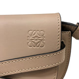 ロエベ LOEWE ゲートデュアルバッグミニ A650N46X13 サンド ゴールド金具 カーフスキン レディース ショルダーバッグ