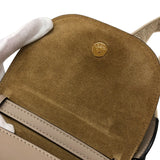 ロエベ LOEWE ゲートデュアルバッグミニ A650N46X13 サンド ゴールド金具 カーフスキン レディース ショルダーバッグ