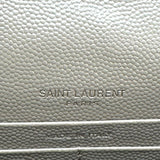 サンローラン SAINT LAURENT エンベロープ チェーンウォレット 742920 ベージュ グレインカーフ レディース ショルダーバッグ