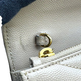 サンローラン SAINT LAURENT エンベロープ チェーンウォレット 742920 ベージュ グレインカーフ レディース ショルダーバッグ