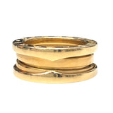 ブルガリ BVLGARI ビーゼロワンリング3バンド(S) ゴールド 750 ジュエリー