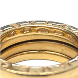 ブルガリ BVLGARI ビーゼロワンリング3バンド(S) ゴールド 750 ジュエリー