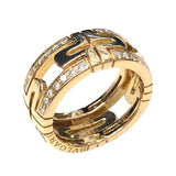 ブルガリ BVLGARI パレンテシリング ゴールド 750 ダイヤモンド ジュエリー