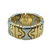 ブルガリ BVLGARI パレンテシリング ゴールドxステンレススチール K18SS ジュエリー