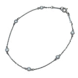 ティファニー TIFFANY＆CO バイザヤードブレス プラチナ Pt950 ダイヤモンド ジュエリー