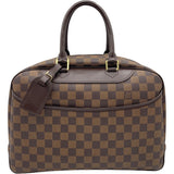 ルイ・ヴィトン LOUIS VUITTON ドーヴィル N47272 ブラウン ダミエ レディース ハンドバッグ