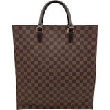 ルイ・ヴィトン LOUIS VUITTON サックプラ N51140 ブラウン ダミエ ユニセックス ハンドバッグ