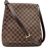 ルイ・ヴィトン LOUIS VUITTON ミュゼット N51302 ブラウン ダミエ レディース ショルダーバッグ