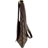 ルイ・ヴィトン LOUIS VUITTON ミュゼット N51302 ブラウン ダミエ レディース ショルダーバッグ