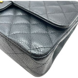 シャネル CHANEL マトラッセ25 A01112 13番台 ブラック GD金具 キャビアスキン レディース ショルダーバッグ