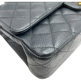 シャネル CHANEL マトラッセ25 A01112 13番台 ブラック GD金具 キャビアスキン レディース ショルダーバッグ