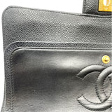 シャネル CHANEL マトラッセ25 A01112 13番台 ブラック GD金具 キャビアスキン レディース ショルダーバッグ
