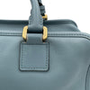ロエベ LOEWE アマソナ30 ライトブルー レザー レディース ショルダーバッグ