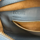 ロエベ LOEWE アマソナ30 ライトブルー レザー レディース ショルダーバッグ