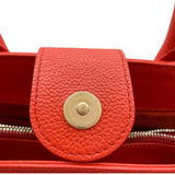 シャネル CHANEL ネオエグゼクティブトート 23番台 オレンジ GD金具 キャビアスキン レディース トートバッグ